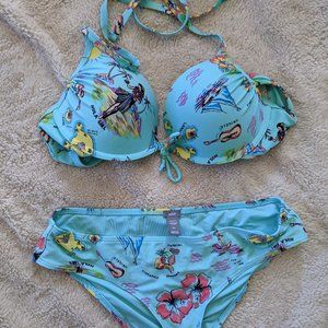 AERIE Charley Luau Bikini Set